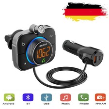Auto Radio Audio Bluetooth USB Ladegerät Adapter KFZ MP3 Player FM Transmitter