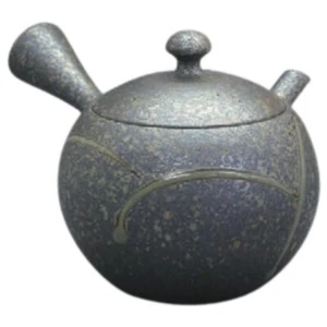 Teapot Kyusu Tokoname - TOKUTA - Gray - 220 ml cc - Ceramic Mesh - Spray A - Picture 1 of 2