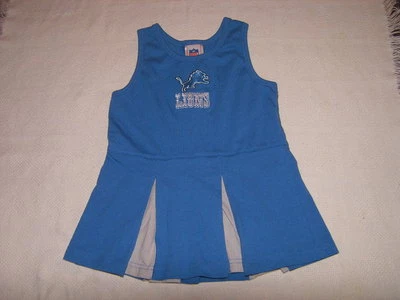 Vestido de animadora NFL Detroit Lions niñas talla 24 usado en excelente estado Foto 1 de 2
