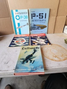 LOT OF 5 HISTORY AIRCRAFT BOOKS - Foto 1 di 14
