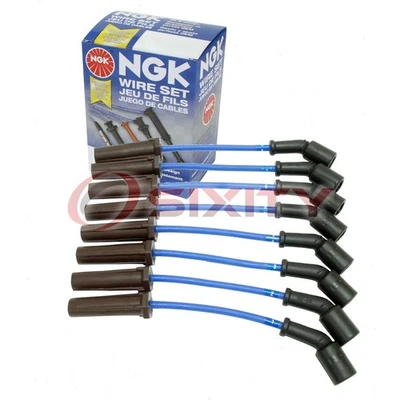 1 pc NGK Spark Plug Wire Set for 1999-2006 Chevrolet Silverado 1500 4.8L hq — 第 1/4 张图片