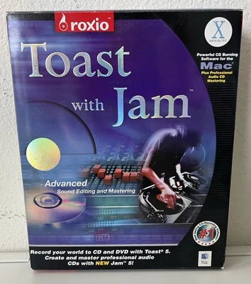 Big Box Roxio - Toast with Jam - Titanium 5 - Software DVD CD Creation . 100% - Image 1 of 4