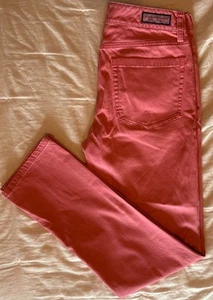 EUC Vineyard Vines Pink Slim Pants 28x32 Cotton Jeans Five Pocket - Picture 1 of 5