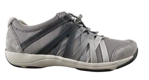 Dansko Women’s Henriette Denim Suede Gray Size 6.5 Tennis Sneakers Comfort NEW - Picture 1 of 7