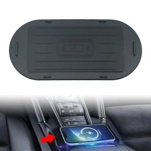 Center Console Charging Pad Car Wireless Charger For Porsche Cayenne 2011-2017 - Picture 1 of 16