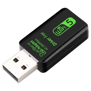 WiFi-Netzwerksignal-Computerempfänger 5G Dualband Gigabit 1300M für PC 1 St5052 - Bild 1 von 9