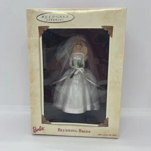 Hallmark Andenken Barbie Blushing Bride Ornament blond 2002 - Bild 1 von 7