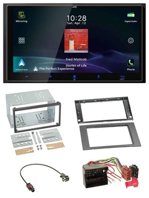JVC USB Bluetooth 2DIN DAB MP3 Autoradio für Ford Fusion Kuga Transit 05-12 anth - Bild 1 von 4