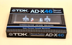 TDK AD-X 46 Japan Blank Audio Cassette Tape (Sealed) NEW - Picture 1 of 5