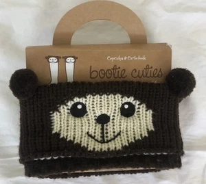 Cupcakes and Cartwheels Bootie Cuties Bear Animal Boot Cuffs New - Picture 1 of 2