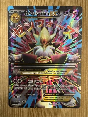 Mega Alakazam EX - 118/124 - Pokemon Fates Collide Full Art Ultra Rare Card NM - Image 1 of 3