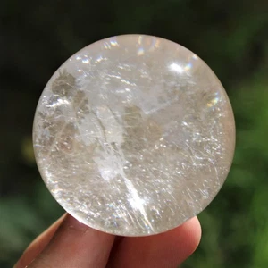 Sfera QUARZO RUTILATO Burattato Lodolite Cristalloterapia Altissima Qualità - Foto 1 di 7
