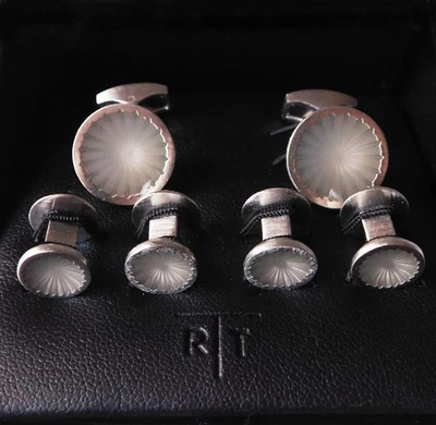 TATEOSSIAN LONDON STARDUST BOWL CORBATA NEGRA 6 PIEZAS GEMELOS CAMISA TACHUELAS CONJUNTO NUEVO EN CAJA Foto 1 de 4