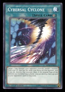 Yugioh Cybersal Cyclone #MP19-EN033 2019 Gold Sarcophagus Tin Mega Pack LP - Picture 1 of 2