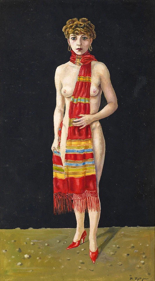 RUDOLF SCHLICHTER SPEEDY EXPRESSIONISM ART GICLEE PRINT FINE CANVAS - Image 1 of 1