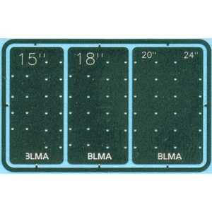 N SCALE GRAB IRON DRILL TEMPLATES (4 SIZES) ITEM# BLMA57 - Picture 1 of 1