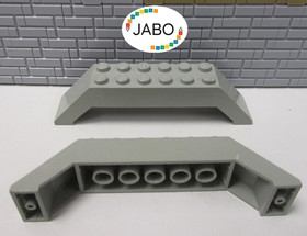 (B8/6) LEGO 2 x 30180 Arch Brick Bridge 10x2x2 old light grey 4970 7140 7142