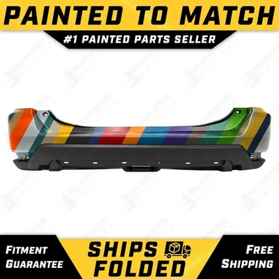 NEW Painted To Match - Rear Bumper Cover Replacement for 2017-2020 Nissan Rogue Foto 1 de 4