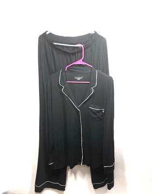Victoria's Secret Women's Modal Soft Long Pajama Set Black Size M- Long - Image 1 of 4