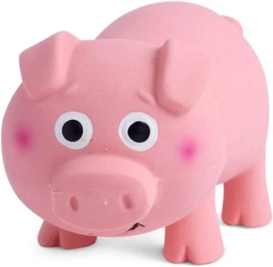 Petface Latex Oink Oink Pig Soft Chew Dog Toy - Picture 1 of 6