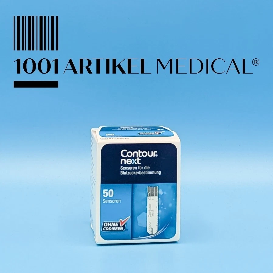 ASCENSIA DIABETES CARE CONTOUR next Sensoren Blutzucker-Teststreifen 50 Stück - PZN 08884487 MHD 05/27