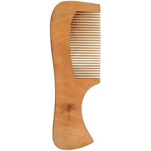 'Ginkgo Leaf' Wooden Comb (HA00049739) - Picture 1 of 2