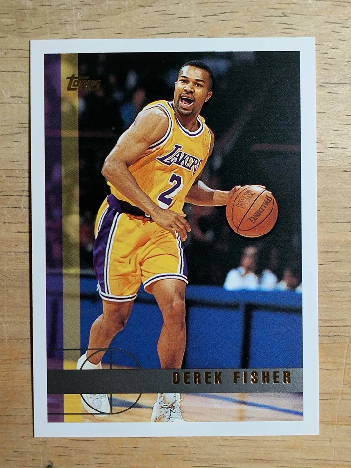 1997-98 Topps #182 Derek Fisher - Image 1 of 2
