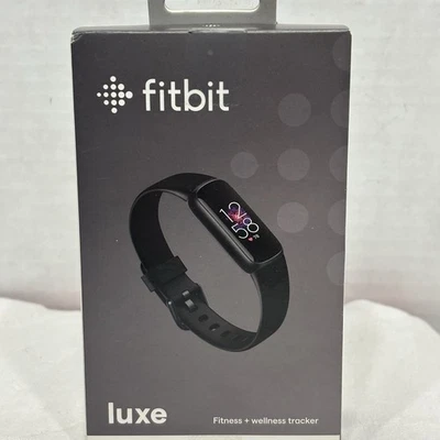 Rastreador de fitness/bienestar Fitbit Luxe GPS manejo del estrés negro/grafito Foto 1 de 4
