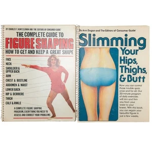 Consumer Guide Woman's Exercise Books Lot of 2 Spiral Bound Book VTG 1970s - Picture 1 of 24