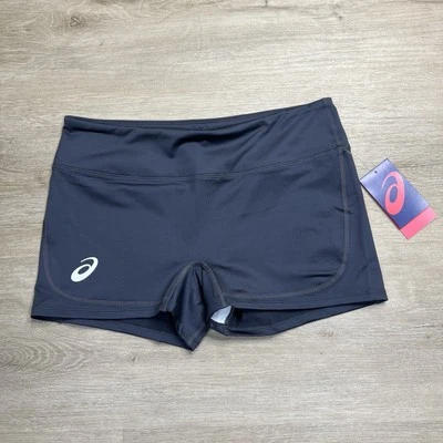 Pantalones Cortos de Voleibol Asics 3 Pulgadas Gris 2052A046 Mujer Talla Grande Nuevos con Etiquetas Foto 1 de 2