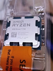 AMD Ryzen 7 7700 Processore, Socket AM5, Tray-Version (Nuovo) - Foto 1 di 1