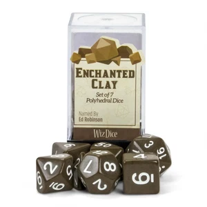 Wiz Dice Series III: Polyhedral Dice Set, Enchanted Clay - Picture 1 of 3