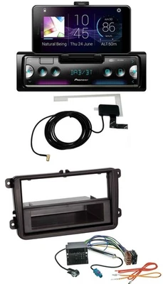 Pioneer DAB Bluetooth MP3 USB Autoradio für VW Sharan ab 10 Tiguan ab 07 Touran - Bild 1 von 4