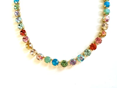 Sorrelli Matilda Tennis Necklace in Confetti with Bright Gold      NWT  $170.00 - Image 1 of 4