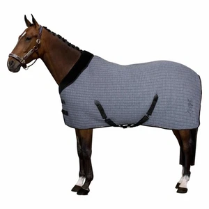 HV Polo Franka Stable Blanket - Grey/Dark Taupe - Faux Fur Lining - Picture 1 of 4