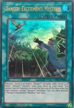 YuGiOh Danger! Excitement! Mystery! DANE-IT083 Ultra Rare Italienisch NM 1st - Bild 1 von 2