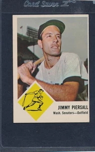1963 Fleer #029 Jimmy Piersall Senators VG/EX *262 - Picture 1 of 1