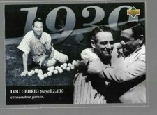 1994 Upper Deck All-Time Heroes Lou Gehrig #112 Yankees