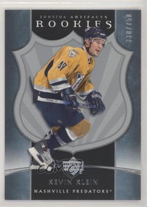 2005-06 Upper Deck Artifacts Rookies /750 Kevin Klein #294 Rookie RC