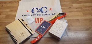 Country to Country - C2C 2024 VIP Pack - Schlüsselband, Schlüsselring, Tasche, Notizbuch & Stift