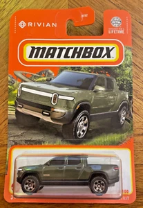 Matchbox Rivian R1T #017 MBX '24 Series dunkelgrün Rarität! - Bild 1 von 1