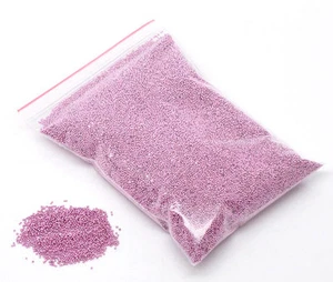 25g Pink No Hole Micro Beads Caviar Manicure, Pedicure Crafts Free UK postage - Picture 1 of 2