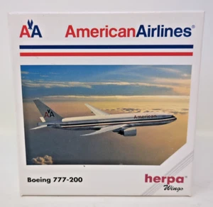 AMERICAN AIRLINES BOEING 777 200 HERPA WINGS 1:500 DIE-CAST 506397 - Picture 1 of 5