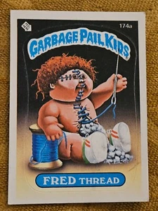 1986 Topps Garbage Pail Kids Fred Thread 174a - Picture 1 of 7