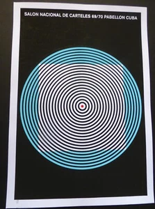 Rare CUBAN Silkscreen by FELIX BELTRAN Salutes Landmark 1969-70 CUBA Poster Show - Picture 1 of 6