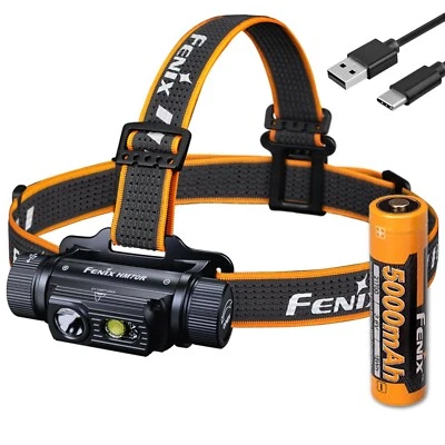 Fenix HM70R 1600 Lumen USB-C Rechargeable Headlamp with Red LED - Image 1 of 4