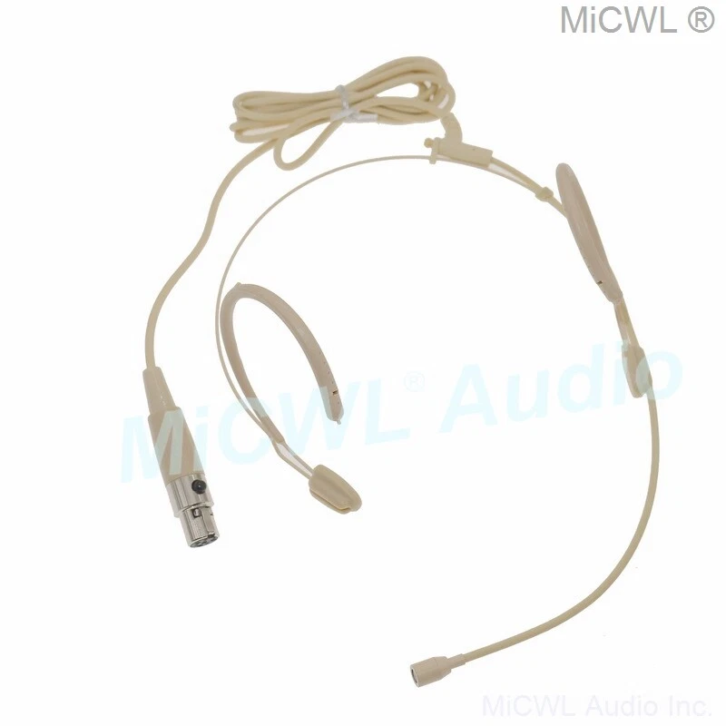 New Headwear hook Microphone for AKG  Samson VHF UHF Wireless mini 3Pin XLR - Image 1 of 4