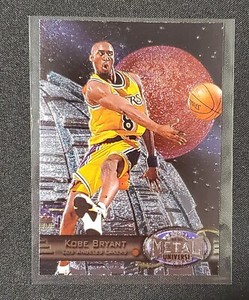 1997-98 NBA Skybox Metal Universe‐#81 Kobe Bryant & 2014-15 Panni Prizm#136 Mint