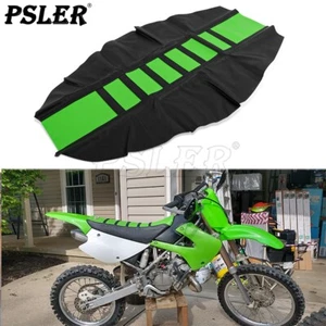 Motorcycle Gripper Soft Seat Cover For Kawasaki KX125 KX250 KXF250 KXF450 KLX110 - Picture 1 of 8