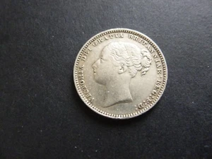 Great Britain Silver Shilling 1880 - Picture 1 of 3